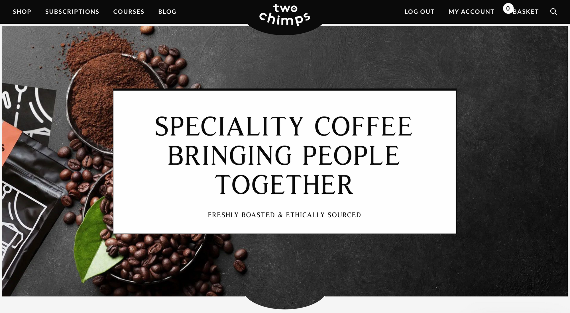 Two Chimps Coffee discount code